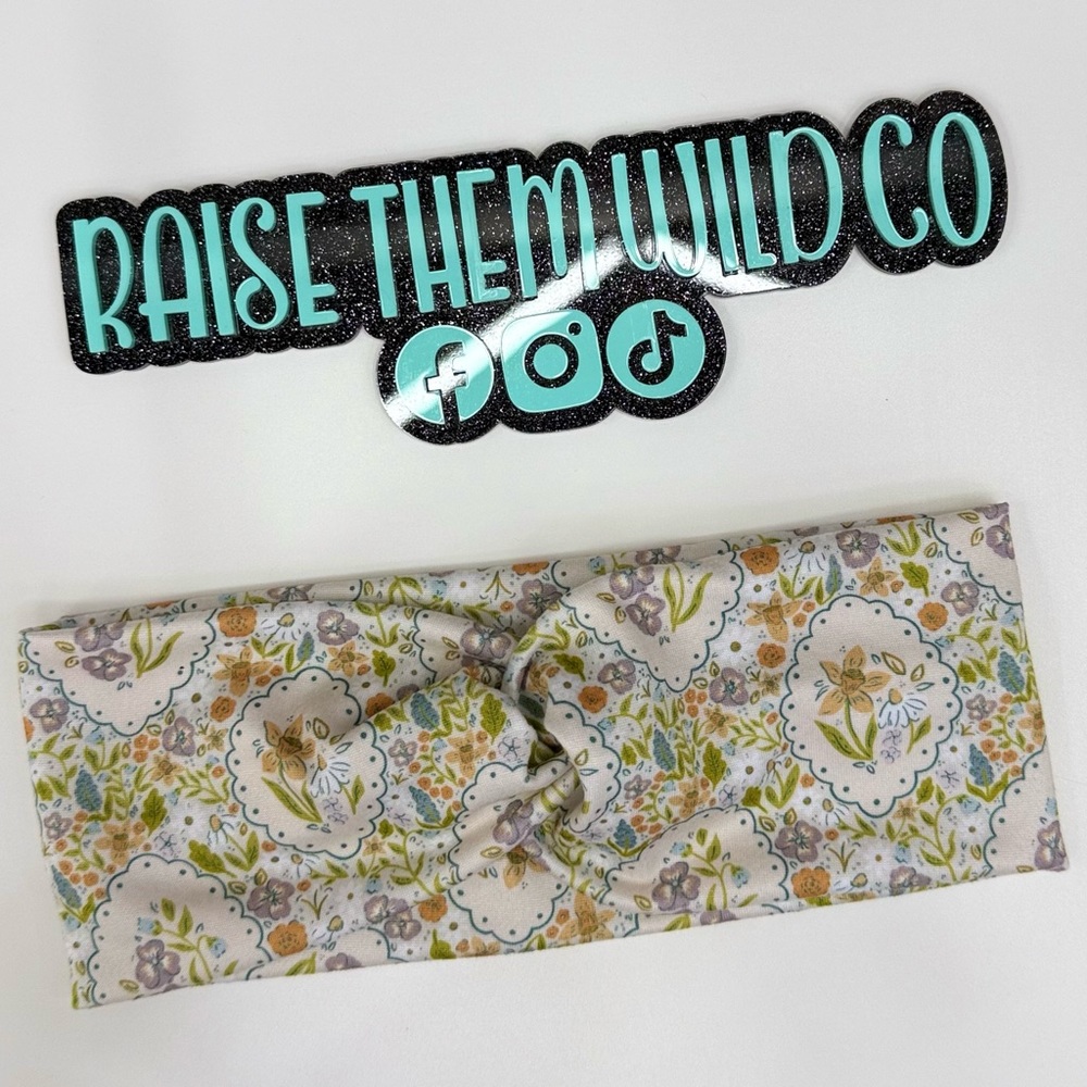 Floral os handmade  Headband